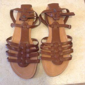Brown sandals